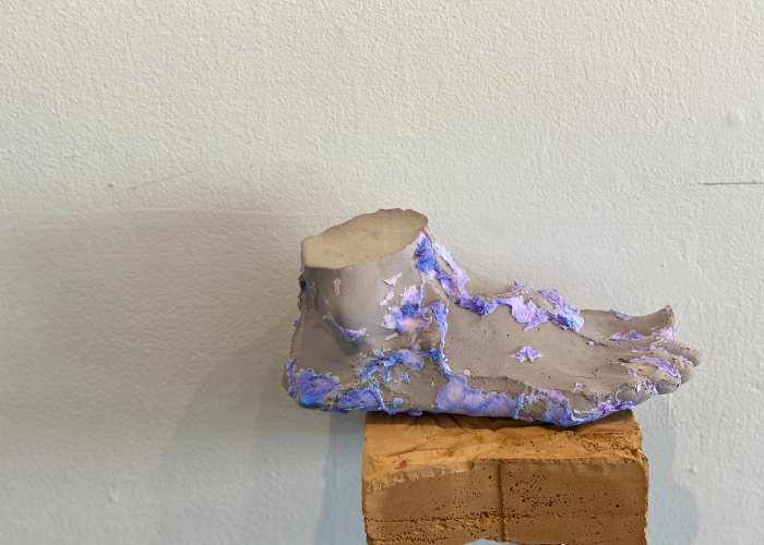 Foot #2, Concrete Casting Object, Artist: Meng Zhang