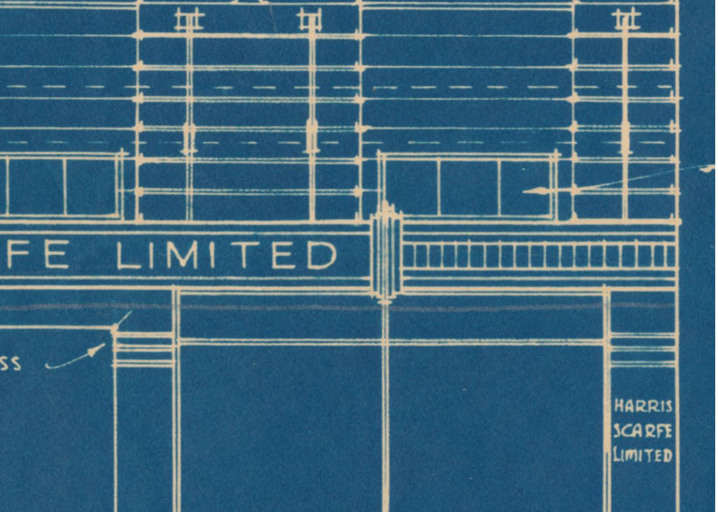 Harris Scarfe, Rundle Street, Adelaide, 1937, McMichael and Harris Architects, Architecture Museum, University of South Australia.