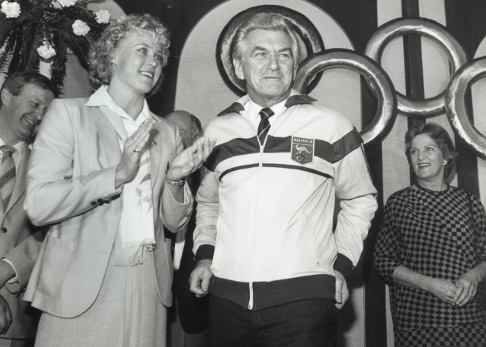 Prime Minister, Hon Bob Hawke hosting reception for Members of Olympics 30 June 1984
