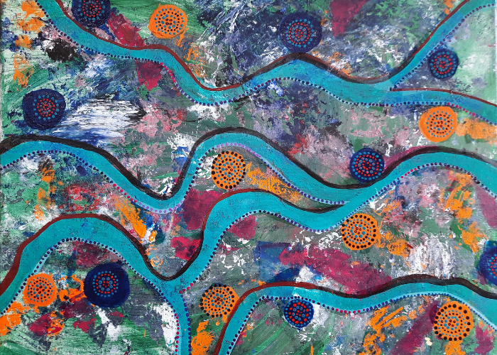 River Commune, Artist: Cecelia Kluge