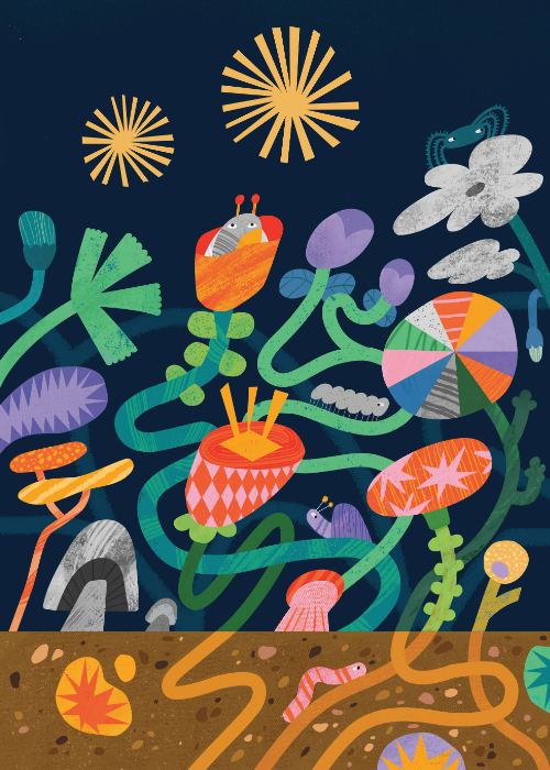 Artist: Emily Savage, In My Garden